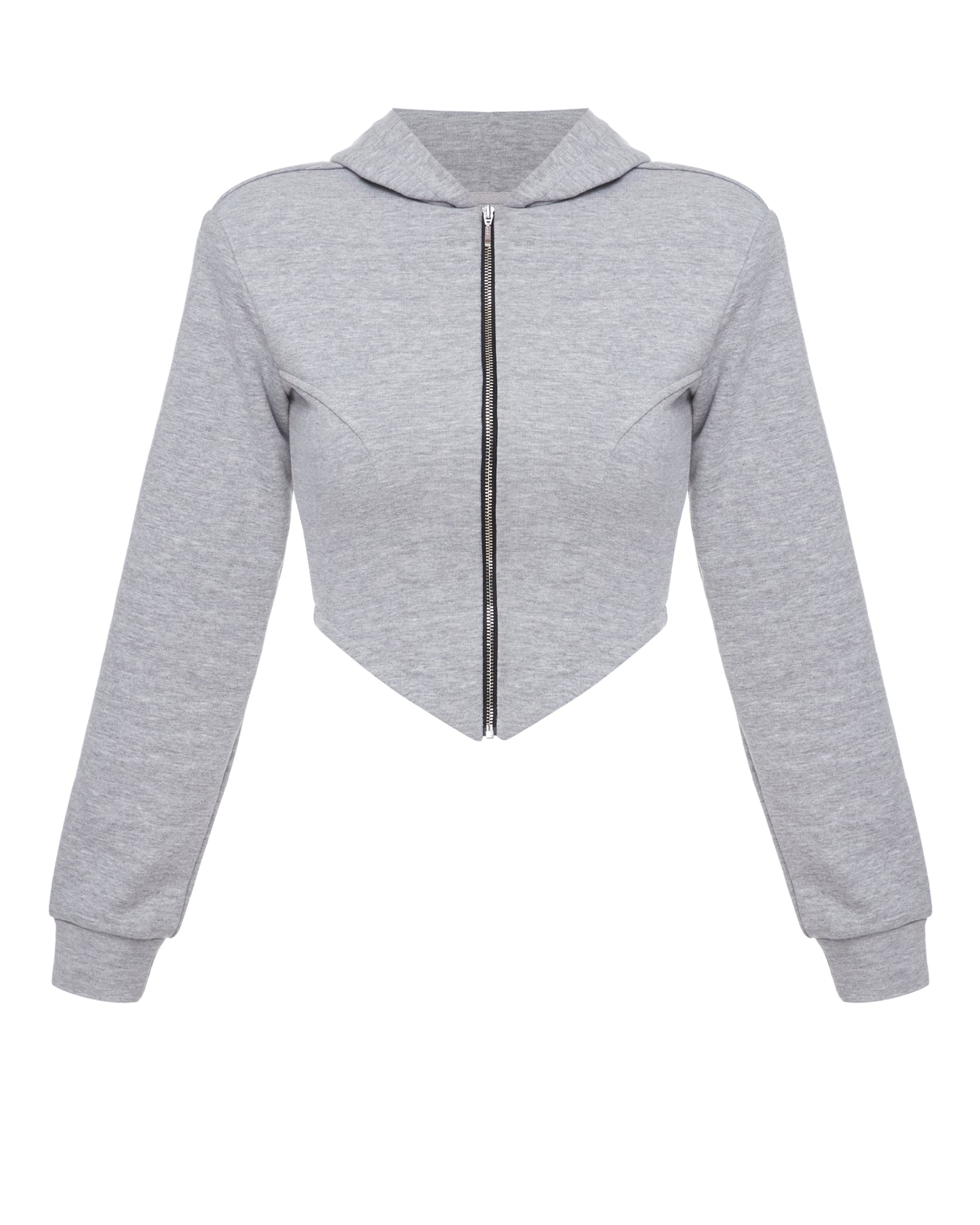 Grey Hoodie Zip