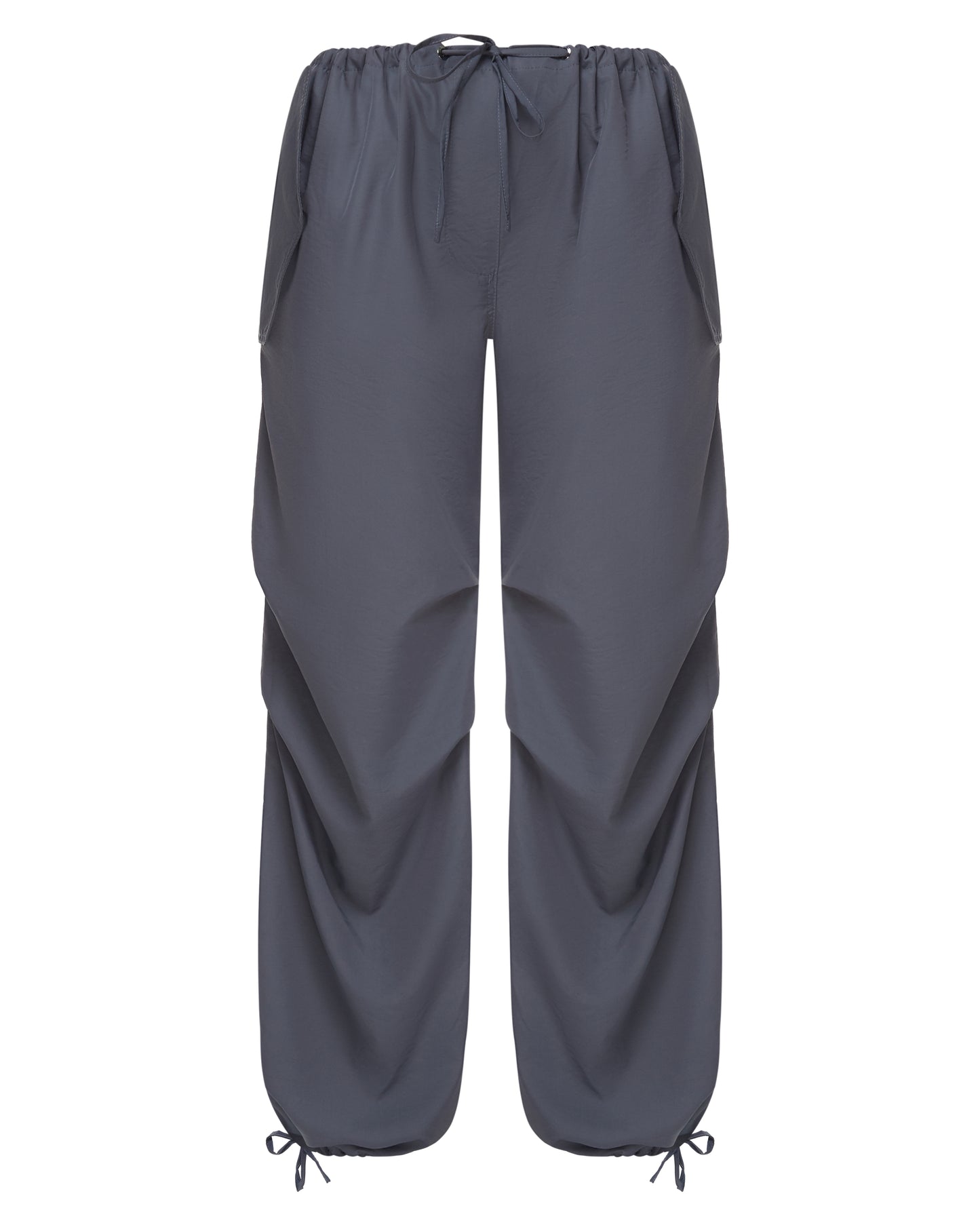 Grey Cargo wide pants