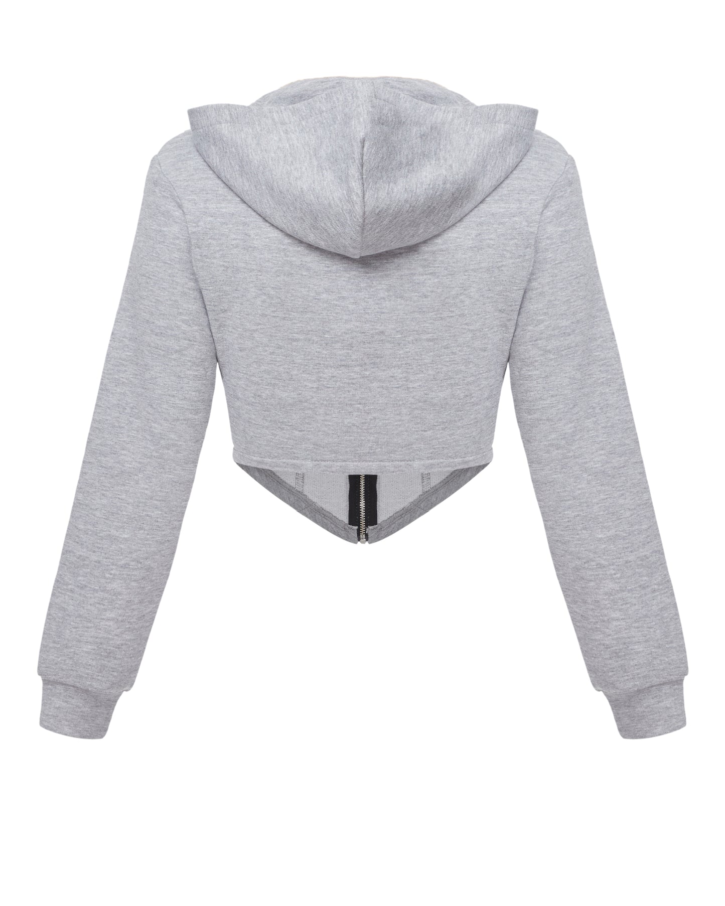 Grey Hoodie Zip