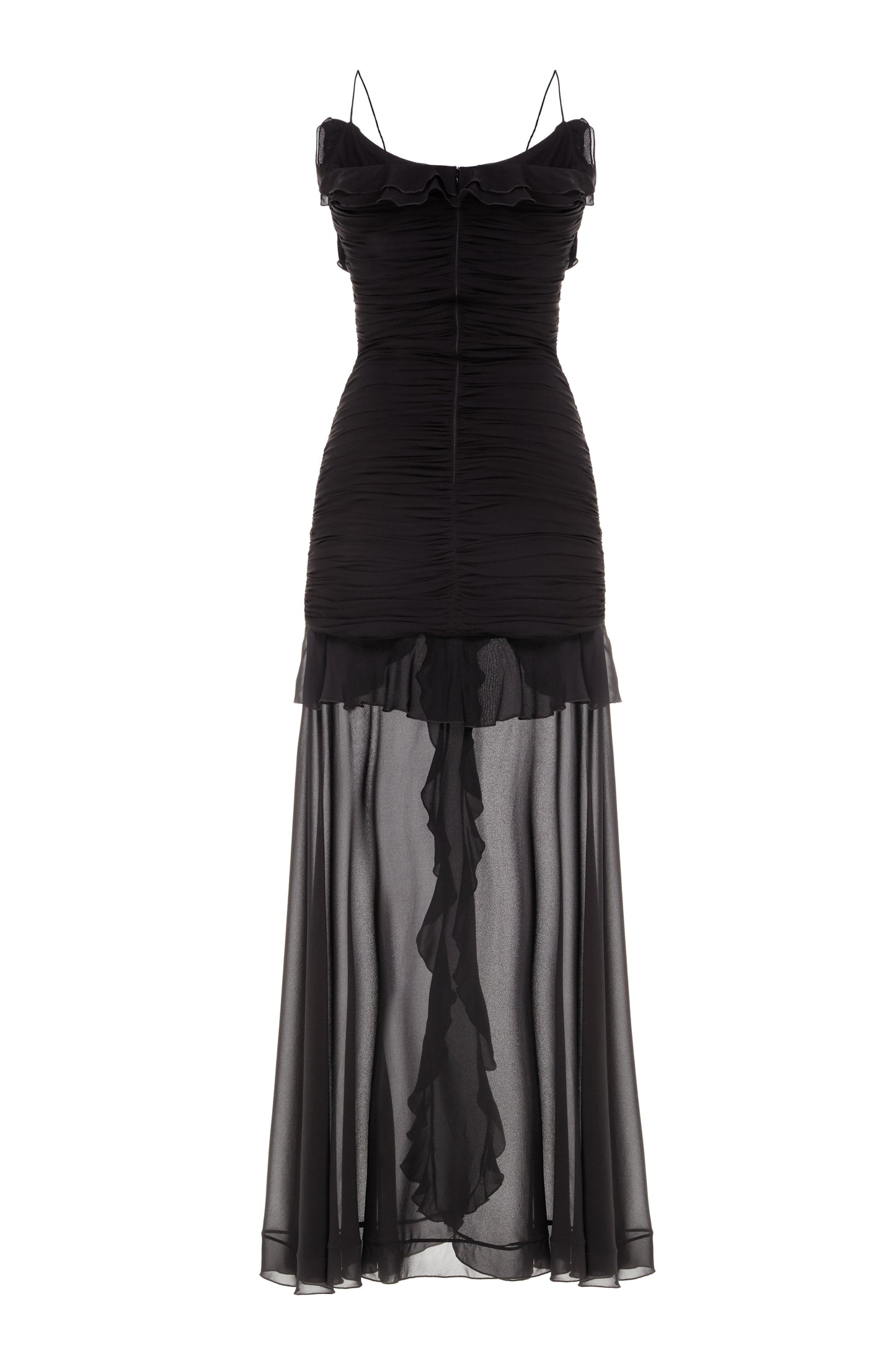 Cristal Black Long Dress