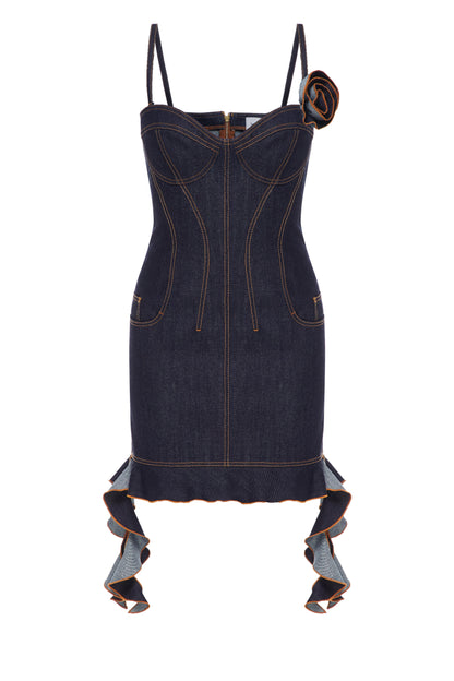 Denim Carmen Dress