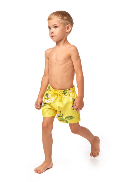 Children's Shorts with pocket, Peonies