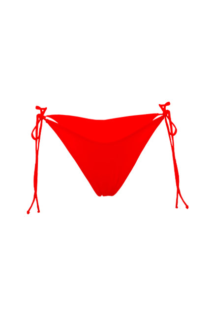 Low seagull briefs with thin ties, Red